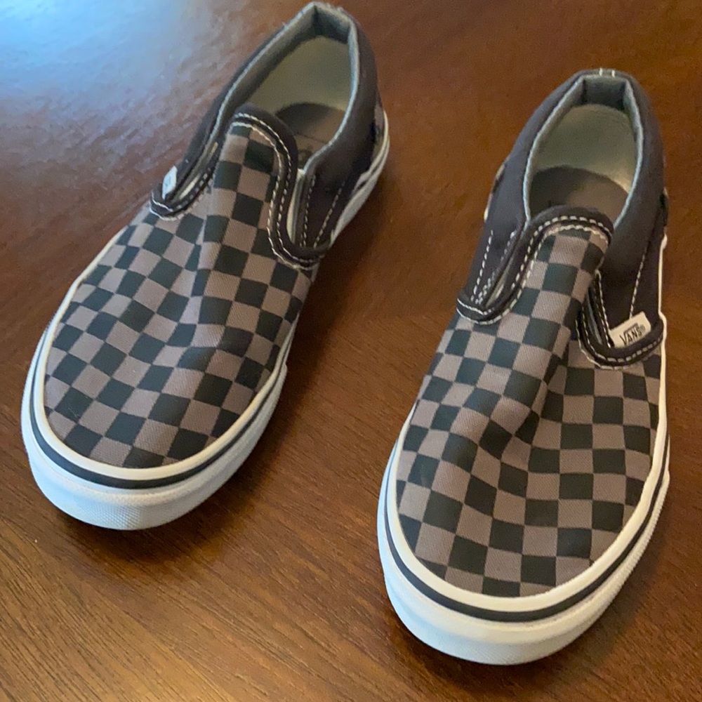 Kids checkered vans